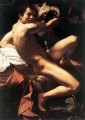 Juventud de San Juan Bautista con Ram Caravaggio desnudo